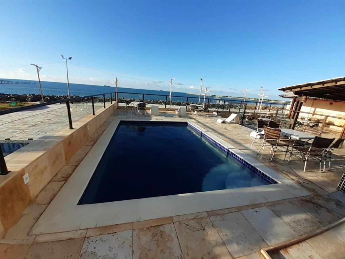 Апартаменты 205 Flat Mobiliado Com Vista Lateral Mar Na Praia De Iracema Форталеза Экстерьер фото